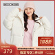斯凱奇（Skechers）新年禮物羽絨服冬季連帽保暖外套休閑短款大衣男女同款L324U154