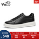 VOLO犀牛男鞋休閑皮鞋男士軟底舒適百搭板鞋簡(jiǎn)約西裝小白鞋 黑色 40 