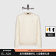 比音勒芬【活力棉】春秋季男士休閑上衣簡(jiǎn)約個(gè)性刺繡字母圓領(lǐng)長(cháng)袖T恤百搭 38米色 L 【尺碼偏大，建議拍小一碼】