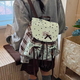 梵昇昱雙肩包日系格紋JK制服學(xué)院風(fēng)女薄巧色背包大學(xué)生上課書(shū)包通勤禮物 蝴蝶結格紋雙肩包【薄巧色】