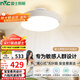 雷士（NVC）LED照明無(wú)葉風(fēng)扇燈隱形吊扇客廳臥室餐廳兒童房39瓦寶寶柔光柔風(fēng)