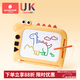 科巢兒童畫(huà)板家用嬰幼兒磁性涂色涂鴉神器寶寶寫(xiě)字板畫(huà)畫(huà)玩具可擦 小恐龍-卡姆黃【含1畫(huà)筆3印章】