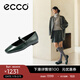愛(ài)步（ECCO）芭蕾舞鞋女 時(shí)尚百搭氣質(zhì)方頭淺口單鞋瑪麗珍女鞋 舞悅234343 藻綠色23434301592 37