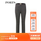 PORTS寶姿秋冬新品女裝中腳口長(cháng)褲LM9N014NFE010 黑色格子 S (4)