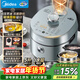 美的（Midea）0涂層IH電壓力鍋家用5L雙膽多功能祛脂壓力鍋煮飯煲湯燉肉燉燜一鍵排壓智能飯鍋電高壓鍋京東年貨