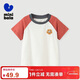 迷你巴拉（minibala）男童女童短袖T恤夏季新款寶寶純棉親膚兒童打底衫