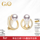 GiO珠寶 Akoya海水珍珠耳飾耳夾18K金icon系列新年禮物送女友 18K金 Akoya珍珠6-6.5mm