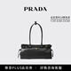 PRADA/普拉達【禮物】女士Prada Bonnie中號牛皮革手提單肩包 黑色
