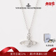 薇薇安·威斯特伍德（Vivienne Westwood）西太后項鏈土星吊墜項鏈女生鎖骨鏈輕奢毛衣鏈送女友新年禮物 銀色-土星項鏈