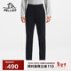 伯希和（Pelliot）【風(fēng)盾C25】沖鋒加絨軟殼褲男防風(fēng)登山褲運動(dòng)褲長(cháng)褲115307009黑L