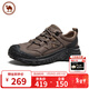 駱駝牌 登山休閑男鞋戶(hù)外運動(dòng)鞋跑鞋增高厚底鞋P15A342019棕色44
