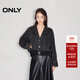 ONLY2025秋季新款個(gè)性百搭寬松V領(lǐng)顯瘦拼接牛仔外套女|125154002 J09 深牛仔灰色 S (160) 80A