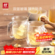 雙立人（ZWILLING）水杯杯子茶杯玻璃杯咖啡杯拿鐵杯雙層隔熱奶茶牛奶杯泡茶杯甜品碗 雙層馬克杯355ml2只