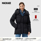 MACKAGE【新年】女士 FREYA-SW 抽繩收腰修身時(shí)尚羽絨服外套上衣 黑色 M