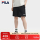 FILA斐樂(lè )官方情侶運動(dòng)短褲2025夏季休閑山系戶(hù)外梭織五分褲男