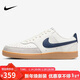 耐克NIKE板鞋男復古COURT VISION運動(dòng)鞋HF1068-133帆白/深藏青41