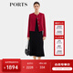 PORTS寶姿女裝2025秋冬新款紅色單排扣長(cháng)袖短夾克ALQ9J010UFQ028 紅色 XXS （0）