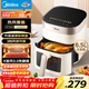 美的（Midea）家用免翻面空氣炸鍋蒸烤一體烤箱智能可視窗口大容量6.5L金屬內腔熱風(fēng)循環(huán)KZC6517