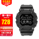 卡西歐（CASIO）G-SHOCK經(jīng)典系列街頭時(shí)尚小方塊防水運動(dòng)電子表男士學(xué)生表 GX-56BB-1巨G大方塊