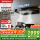 歐派（OPPEIN）油煙機歐式頂吸30風(fēng)量抽油煙機國家補貼變頻電機家用大吸力平嵌油煙機一級能效SP630 【單煙機】30變頻-4D云板SP503