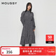 moussy 新品法式田園風(fēng)花邊立領(lǐng)碎花連衣裙028HAZ30-1331 025花紋黑色 M 00002/M