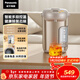 松下（Panasonic）電熱水壺 食品級涂層內膽 金屬色 5升 可預約 全自動(dòng)智能保溫燒水壺NC-EF5000-N