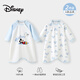 迪士尼（Disney）嬰兒睡袋衣服新生兒連體衣爬爬服睡袍A類(lèi)純棉滿(mǎn)月寶寶睡衣春秋季