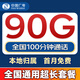 中國廣電流量卡全國通用無(wú)限超大流量卡手機卡純上網(wǎng)卡5G本地卡廣電流量卡移動(dòng)電話(huà)卡 本地卡19元60G+30G全國通用超長(cháng)套餐本地歸屬