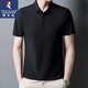 啄木鳥(niǎo)（TUCANO）短袖t恤男士夏季商務(wù)中青年polo翻領(lǐng)半袖冰絲速干上衣 曜石黑 XL