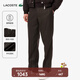 LACOSTE法國鱷魚(yú)男裝25秋冬新款直筒羊毛混紡打褶西褲長(cháng)褲|HH9228 ZCY/深褐色 44 L