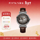 飛亞達（FIYTA）男士手表男 印系列復古騎行運動(dòng)機械男表 新年生日禮物送爸爸老公 波本棕
