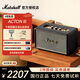 馬歇爾ACTON III無(wú)線(xiàn)藍牙音箱家用音響搖滾重低音音響 馬歇爾音箱三代 APP操作智能音箱 代寫(xiě)賀卡 黑色+贈品（支架+音頻線(xiàn)）