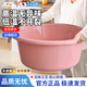 JCZS日本品牌臉盆家用特大塑料臉盆宿舍盆子洗腳盆加厚耐用嬰兒寶寶 43cm大號粉色 洗夏季衣物 【日本清潔類(lèi)top】NO.1