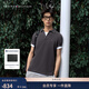 Tommy Hilfiger25春夏新款男透氣珠地網(wǎng)眼通勤修身短袖T恤/鑲邊翻領(lǐng)POLO衫 【修身款】石墨深灰P7I XL （推薦：155-170斤）