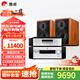 惠威（HiVi）M1MKII家用木質(zhì)無(wú)源HIFI書(shū)架音響發(fā)燒音箱客廳電視專(zhuān)用音響送木質(zhì)腳架/避震底座 M1MKII+AD86D+TY30CD