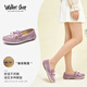 Walker Shop奧卡索休閑鞋女單鞋舒適休閑豆豆鞋女一腳蹬平底樂(lè )福鞋女C165013