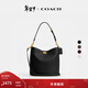 蔻馳（COACH）【禮物】新款女士WILLOW 28號柔軟水桶包真皮斜挎包大容量女包 B4/黑色