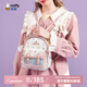 米菲（MIFFY）背包女雙肩包大學(xué)生初中高中書(shū)包高顏值ins簡(jiǎn)約可愛(ài)風(fēng)撞色帶掛件 粉白色