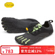 Vibram新款五指鞋春夏輕便透氣赤足跑步運動(dòng)五趾鞋VRUN Retro 黑綠色(男款) 42