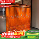 虎大師 紅木家具緬甸花梨（學(xué)名：大果紫檀）臥室團圓衣柜大衣柜櫥柜收納箱收納柜儲物柜 四門(mén)團圓衣柜