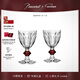巴卡拉（Baccarat） 哈酷系列 1841 紅酒對杯 藍結 紅結[禮物] 透明+紅色 酒杯