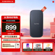 閃迪（SanDisk） Type-C接口小巧便攜高速SSD移動(dòng)固態(tài)硬盤(pán)E30存儲USB3.2Gen2 E30-黑色標準版 1TB(讀數高達800MB/S)送數據線(xiàn)收納包