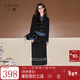 三彩2025冬季新款半身裙套裝燈芯絨外套兩件套上衣長(cháng)裙M 經(jīng)典黑 L 165/88A