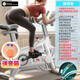汗馬 動(dòng)感單車(chē)家用智能藍牙APP室內運動(dòng)減肥自行車(chē)健身器材 物磁雙阻靜音+加粗加大+APP+全包-白