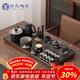蘇氏陶瓷茶具套裝自動(dòng)燒水壺云海茶盤(pán)茶臺配整套釉畫(huà)彩千里江山組