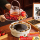 PAKCHOICE2025新款圍爐煮茶套裝電陶爐煮茶器具全套玻璃燒水壺室內圍聚烤火