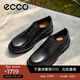 愛(ài)步（ECCO）皮鞋男 光面結婚男鞋德比鞋男士商務(wù)鞋婚鞋 都市奧斯陸550224 HL 黑色55022401001 42