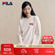 FILA 斐樂(lè )馬上起飛情侶男女套頭衛衣2026春新年款海棠花針織長(cháng)袖上衣