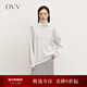 OVV秋冬熱賣(mài)女裝高領(lǐng)保暖舒適粗針闊版長(cháng)袖休閑羊絨衫 晨曦紫 M