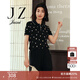 玖姿（JUZUI）商場(chǎng)同款老錢(qián)polo衫短袖上衣女裝夏款JZEX80315 花黑 L